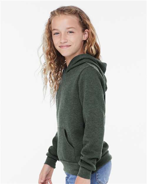 BELLA + CANVAS Youth Sponge Fleece Hoodie Sweatshirt 3719Y - HatFlow Company