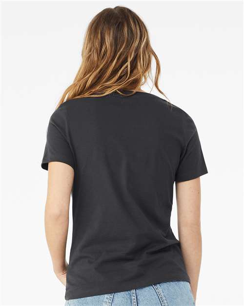 BELLA + CANVAS Women’s Relaxed Jersey V-Neck Tee 6405