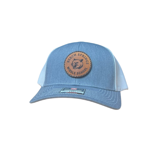 Beech Springs Middle School Leather Patch Trucker Hat
