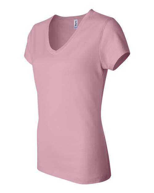 BELLA + CANVAS Women’s Jersey V-Neck Tee 6005