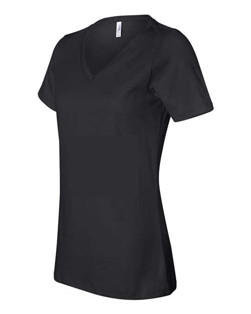BELLA + CANVAS Women’s Relaxed Jersey V-Neck Tee 6405