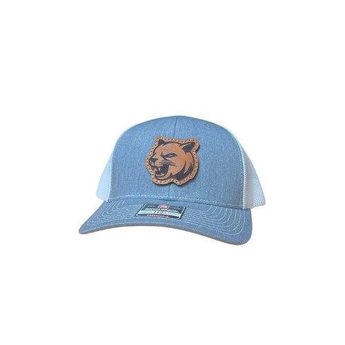 Beech Springs Middle School Leather Patch Trucker Hat Panther Logo
