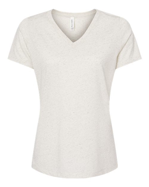 BELLA + CANVAS Women's Relaxed Triblend V-Neck Tee 6415