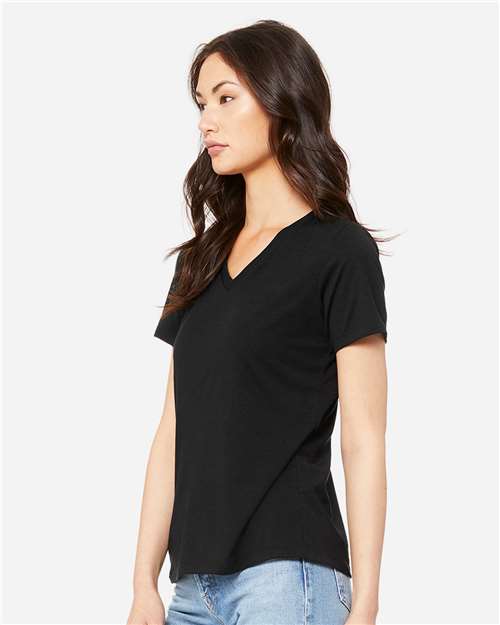 BELLA + CANVAS Women's Relaxed Triblend V-Neck Tee 6415