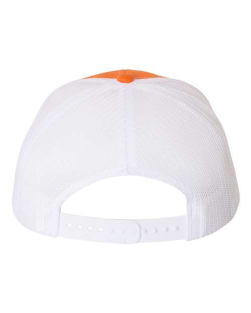 Clemson Tigers Richardson Leather Patch Hat-(Tiger Paw) Orange