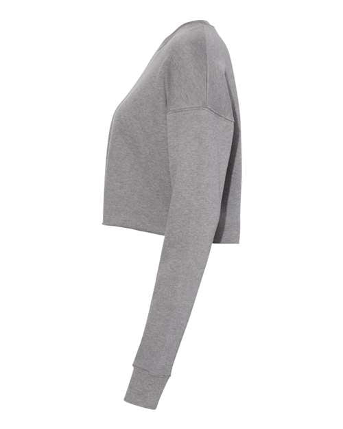 BELLA + CANVAS Women's Crop Fleece Crewneck Sweatshirt 7503