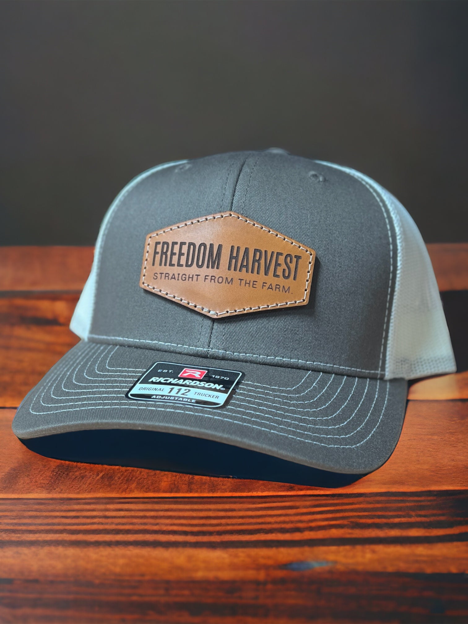 Freedom Harvest Leather Patch Hat