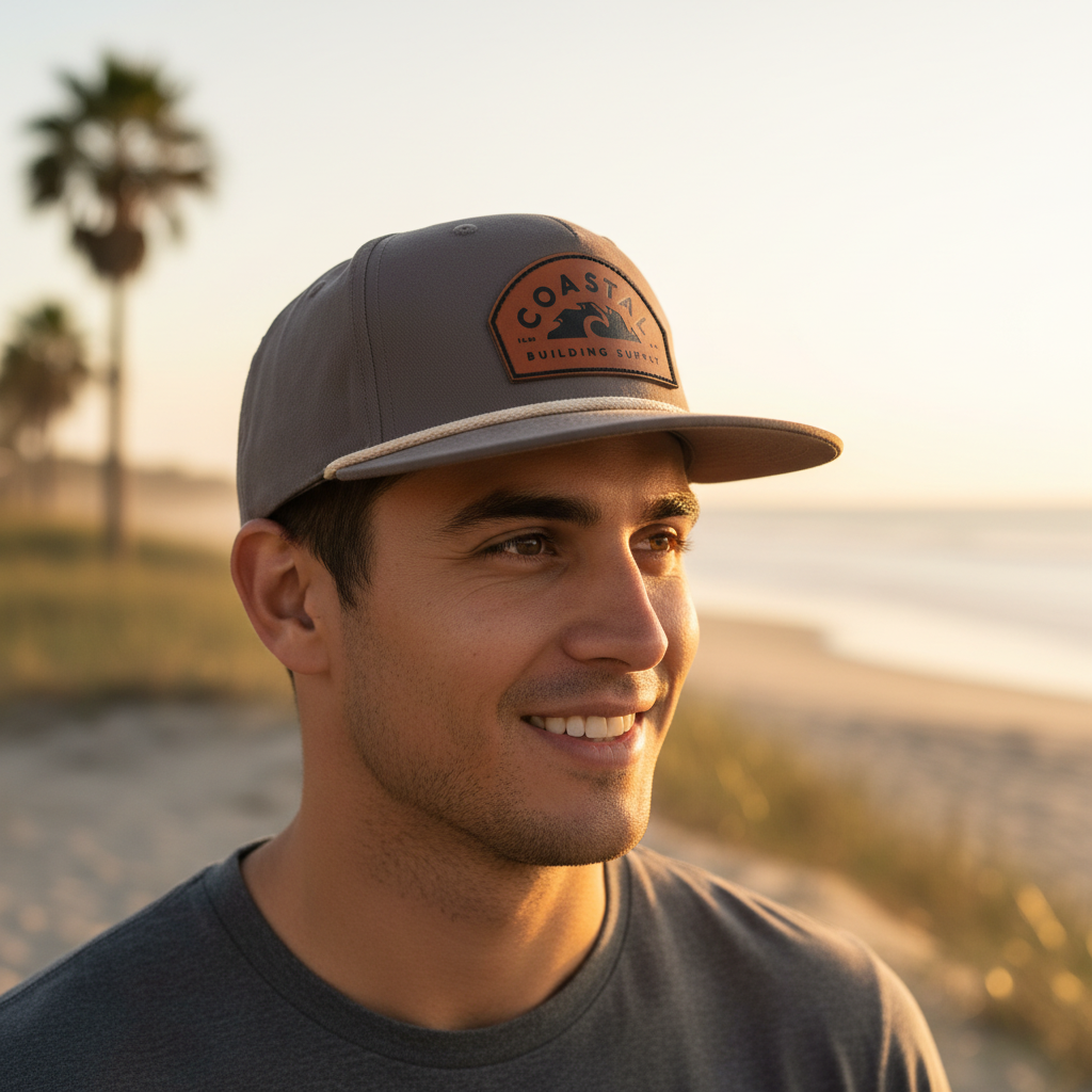 Coastal hat lifestyle - male