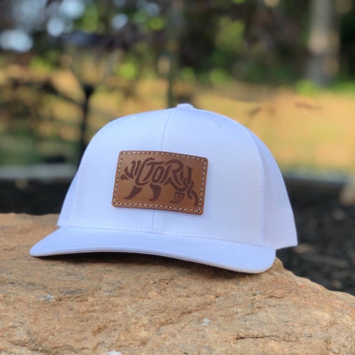 Cole’s Victory Lap Leather Patch Hat - HatFlow Company