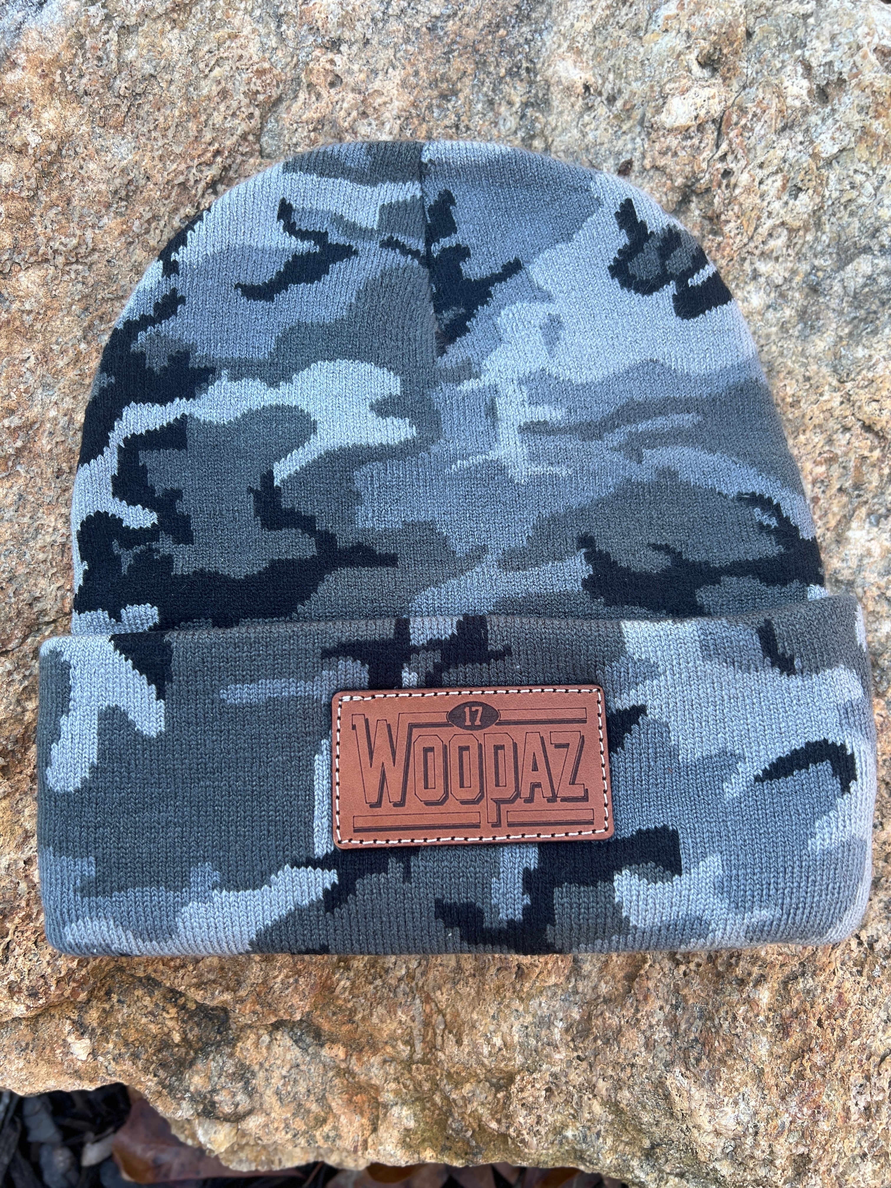 Wade Woodaz Woopaz Sportsman Grey Camo Beanie