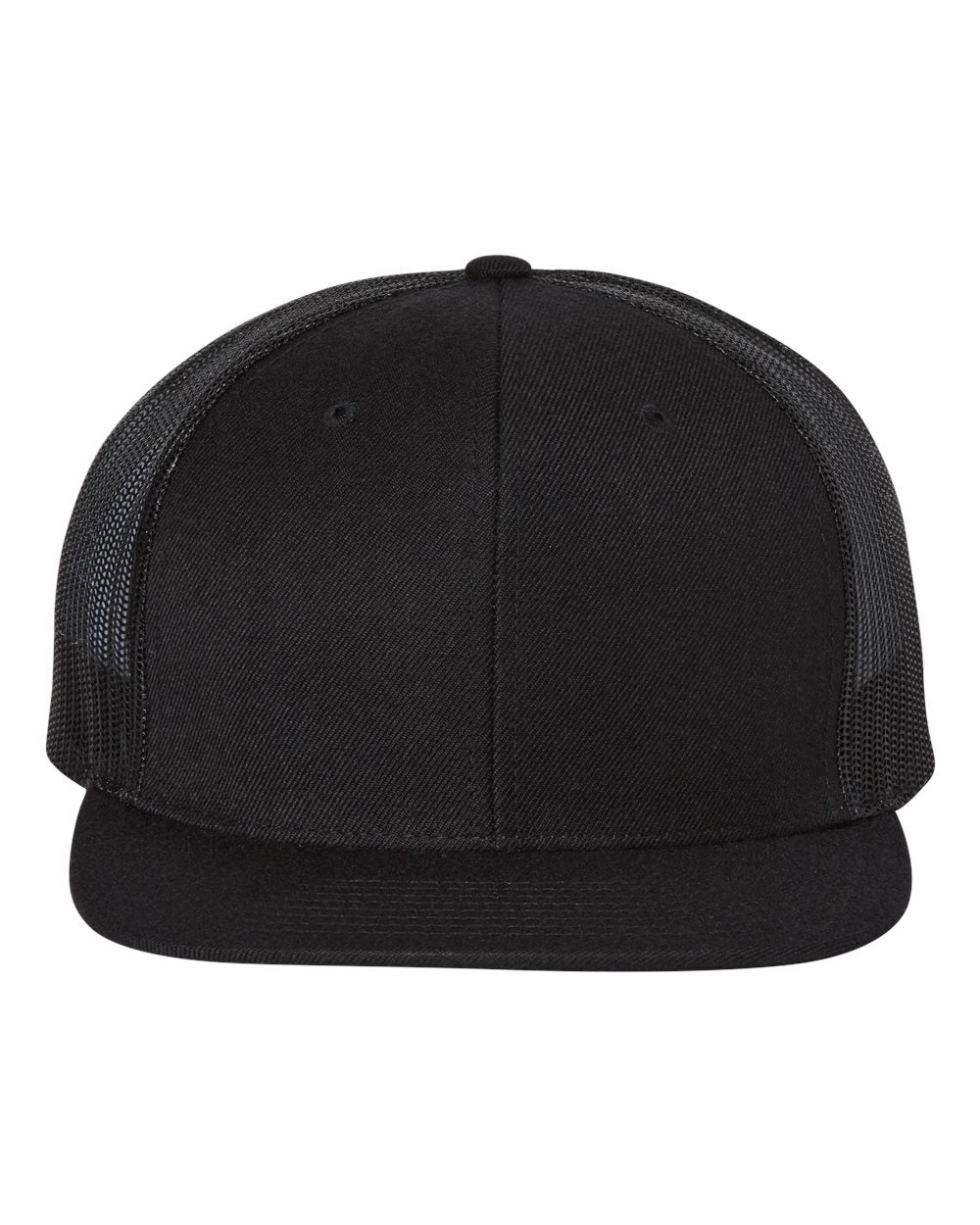 Custom Richardson 511 Wool Blend Flat Bill Trucker Cap - HatFlow Company