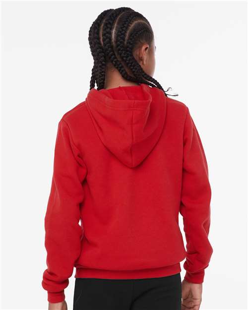 BELLA + CANVAS Youth Sponge Fleece Hoodie Sweatshirt 3719Y - HatFlow Company