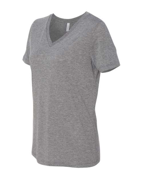 BELLA + CANVAS Women's Relaxed Triblend V-Neck Tee 6415