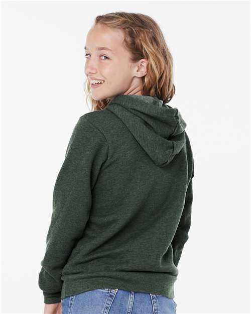 BELLA + CANVAS Youth Sponge Fleece Hoodie Sweatshirt 3719Y - HatFlow Company