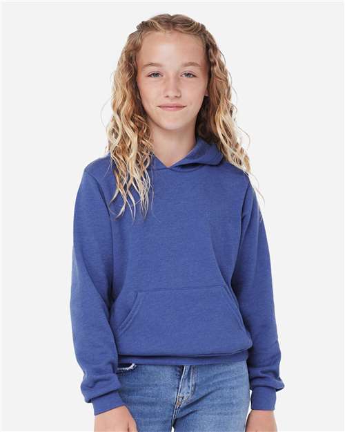 BELLA + CANVAS Youth Sponge Fleece Hoodie Sweatshirt 3719Y - HatFlow Company