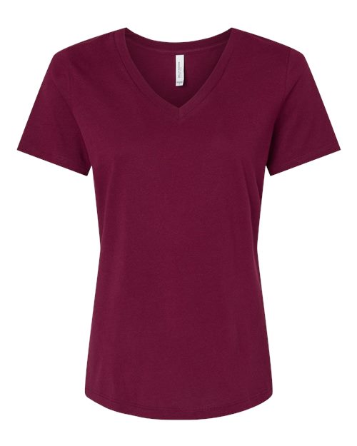 BELLA + CANVAS Women’s Relaxed Jersey V-Neck Tee 6405
