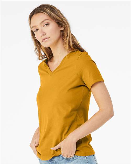 BELLA + CANVAS Women’s Relaxed Jersey V-Neck Tee 6405