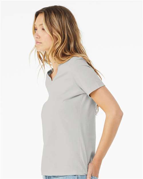 BELLA + CANVAS Women’s Relaxed Jersey V-Neck Tee 6405