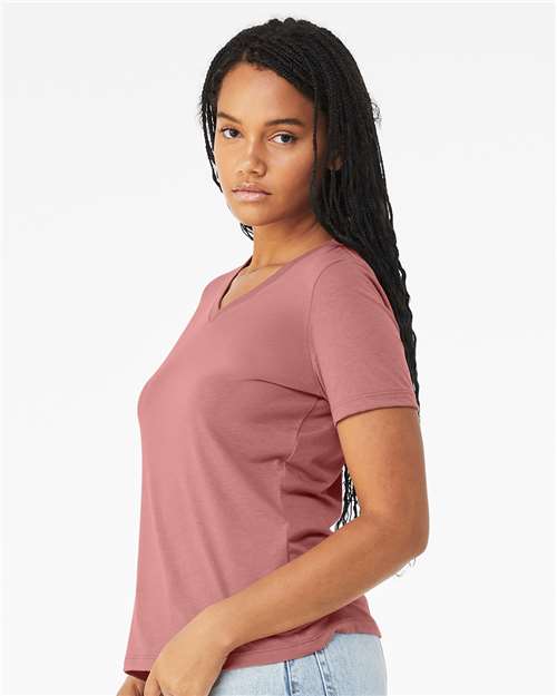BELLA + CANVAS Women's Relaxed Triblend V-Neck Tee 6415