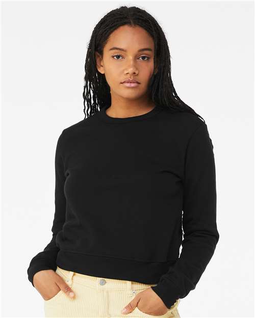 BELLA + CANVAS Women's Sponge Fleece Crewneck Sweatshirt 7511