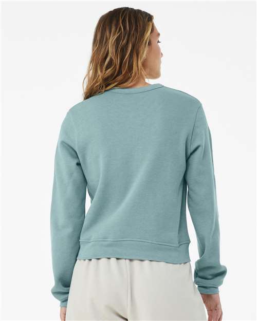 BELLA + CANVAS Women's Sponge Fleece Crewneck Sweatshirt 7511