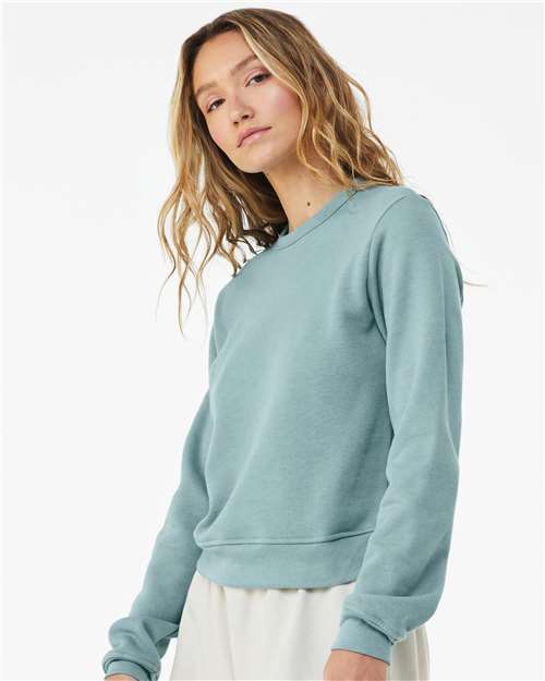 BELLA + CANVAS Women's Sponge Fleece Crewneck Sweatshirt 7511
