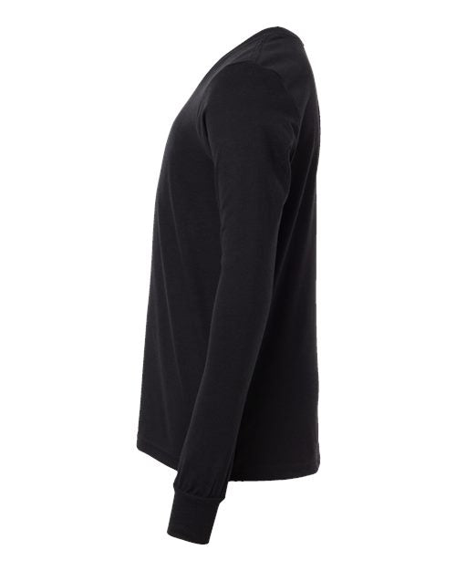 BELLA + CANVAS Youth Heather CVC Long Sleeve Tee 3501YCVC