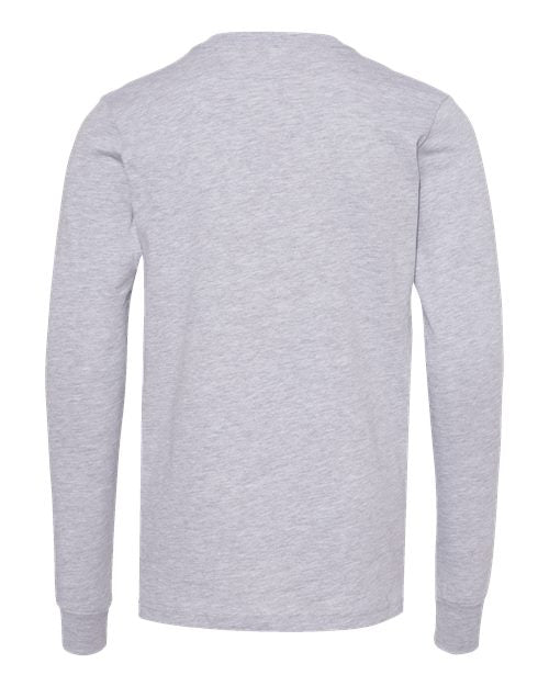 BELLA + CANVAS Youth Heather CVC Long Sleeve Tee 3501YCVC