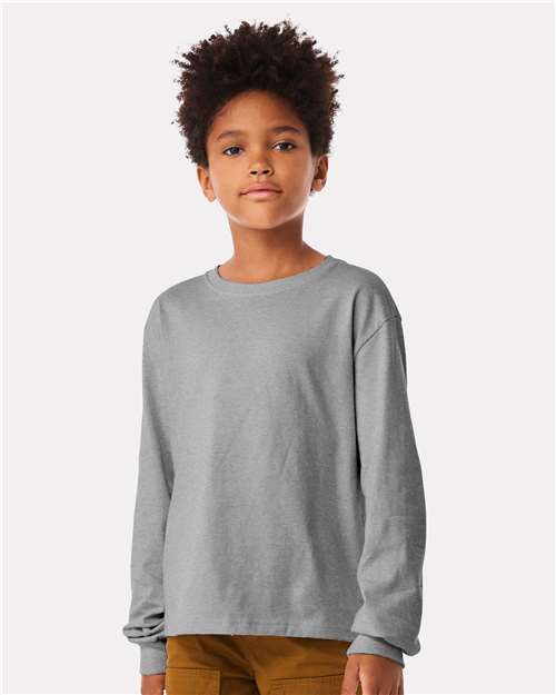 BELLA + CANVAS Youth 6oz. Heavyweight Long Sleeve Tee 3511Y