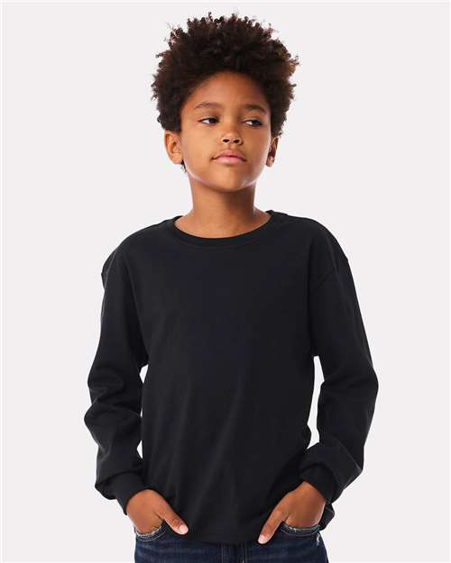 BELLA + CANVAS Youth 6oz. Heavyweight Long Sleeve Tee 3511Y