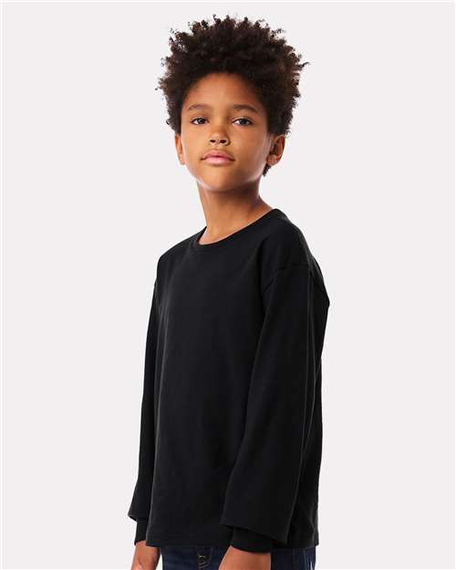 BELLA + CANVAS Youth 6oz. Heavyweight Long Sleeve Tee 3511Y