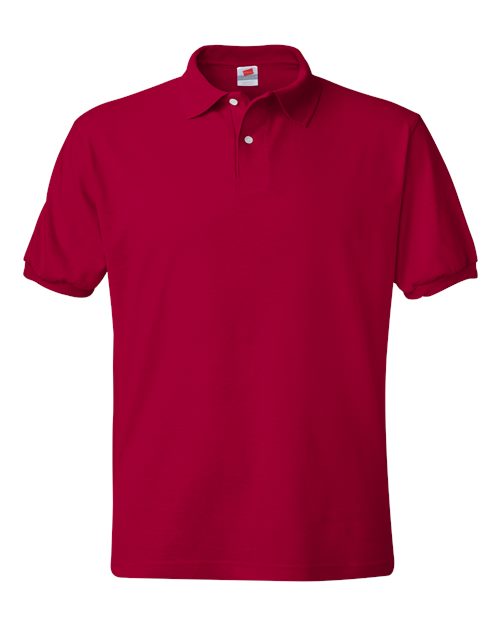 Hanes Men's EcoSmart® Jersey Polo 054X - HatFlow Company