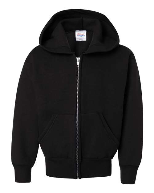 Hanes Youth EcoSmart® Full-Zip Hooded Sweatshirt P480
