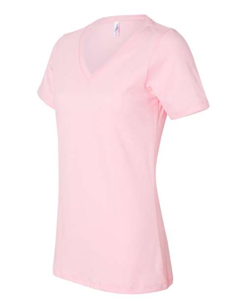 BELLA + CANVAS Women’s Relaxed Jersey V-Neck Tee 6405