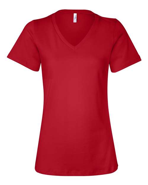 BELLA + CANVAS Women’s Relaxed Jersey V-Neck Tee 6405