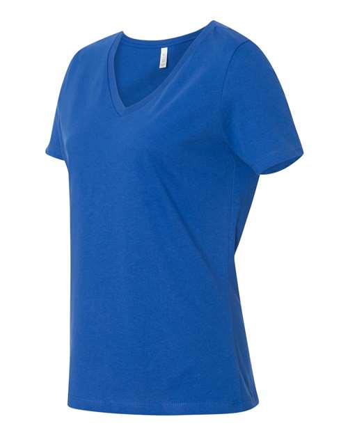 BELLA + CANVAS Women’s Relaxed Jersey V-Neck Tee 6405
