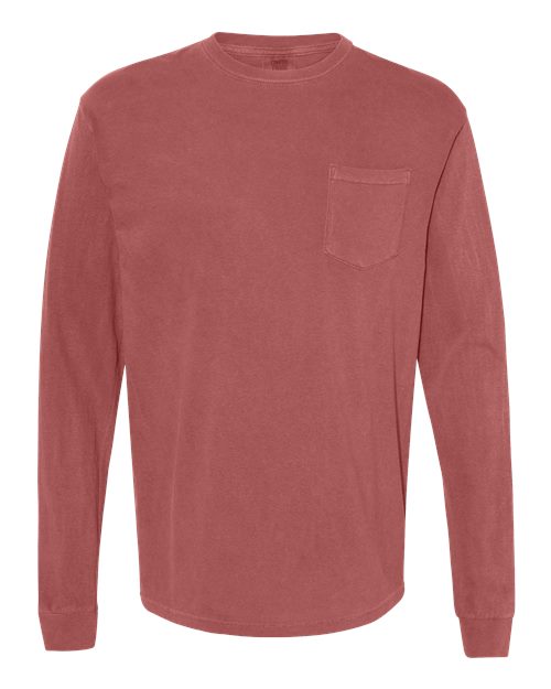 That Dog'll Hunt Long Sleeve Brick Pocket Tee