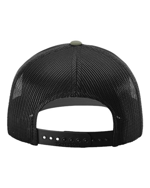 BLEV Embroidered Trucker Hat-Loden/Black