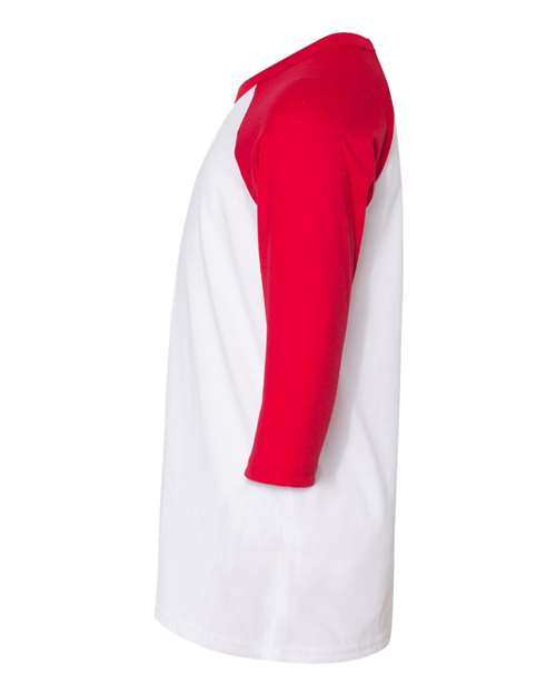 BELLA + CANVAS Youth Three-Quarter Sleeve Baseball Tee 3200Y