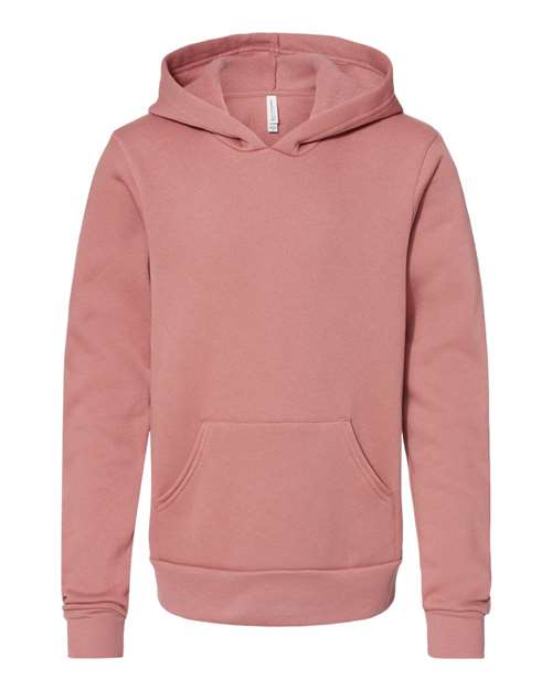 BELLA + CANVAS Youth Sponge Fleece Hoodie Sweatshirt 3719Y - HatFlow Company