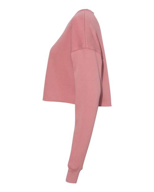 BELLA + CANVAS Women's Crop Fleece Crewneck Sweatshirt 7503