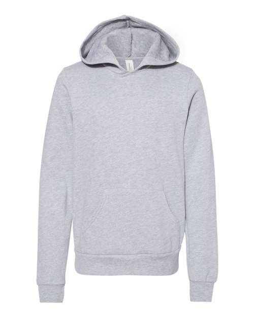 BELLA + CANVAS Youth Sponge Fleece Hoodie Sweatshirt 3719Y - HatFlow Company