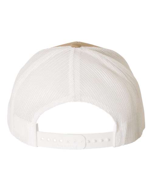 South Carolina Gamecocks Richardson Leather Patch Trucker Hat-(Gamecock) Khaki/White - HatFlow Company
