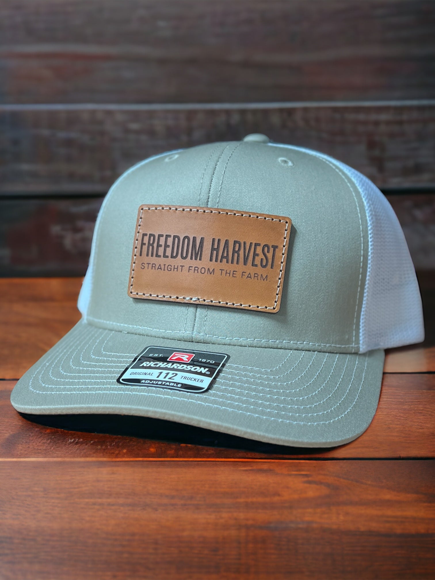Freedom Harvest Leather Patch Hat