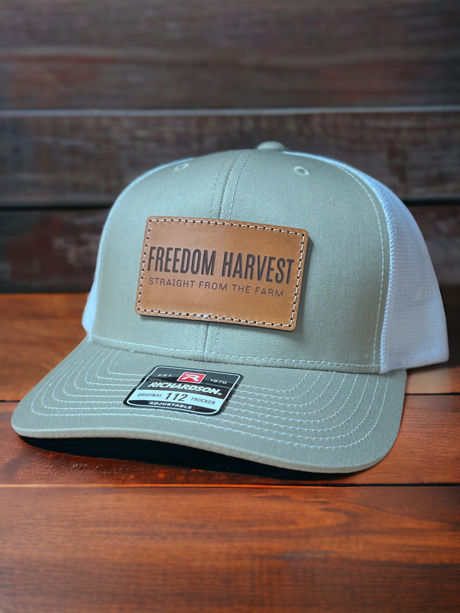 Freedom Harvest Leather Patch Hat - HatFlow Company