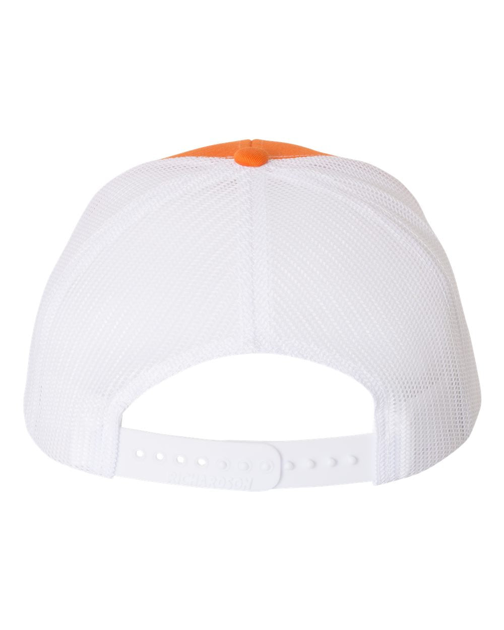Wade Woodaz WW17 Leather Patch Hat - Orange/White