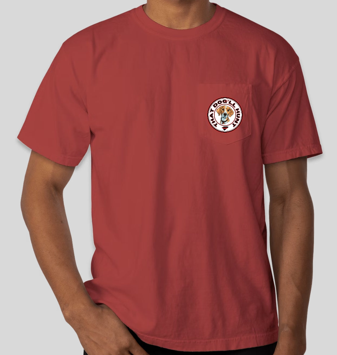 That Dog'll Hunt Brick Pocket T-Shirt
