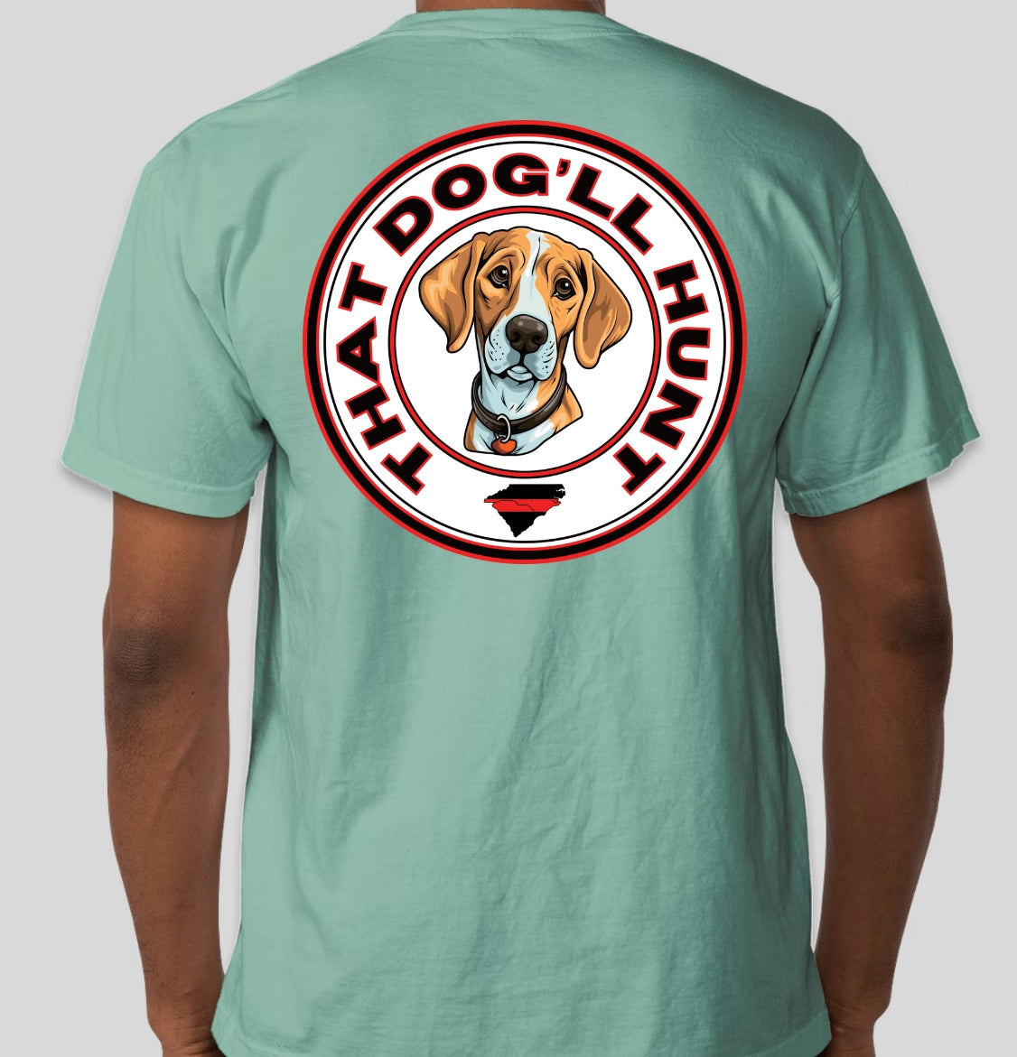 That Dog'll Hunt Seafoam Pocket T-Shirt