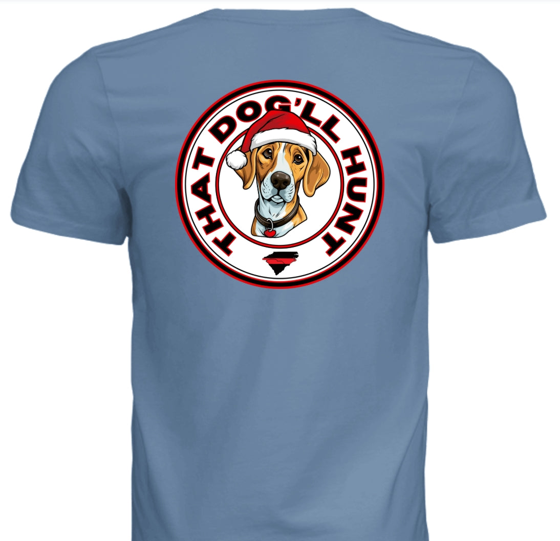That Dog'll Hunt Christmas Slate T-Shirt