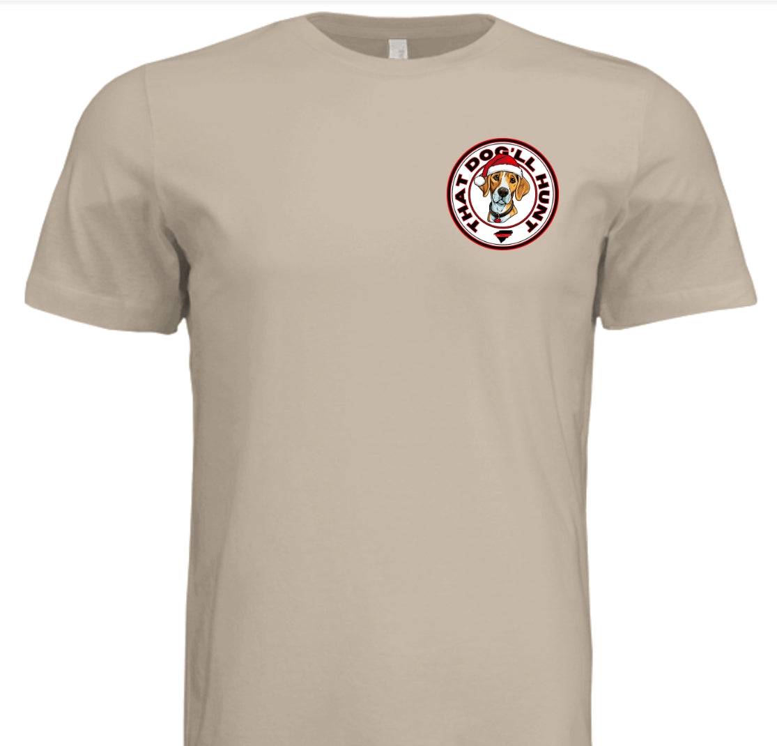 That Dog'll Hunt Christmas Soft Cream T-Shirt